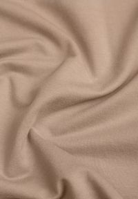 Born2be - Ciemnobeżowa Bluza z Dodatkiem Bawełny Wykończona Ściągaczami Evilaya. Okazja: na co dzień. Kolor: beżowy. Materiał: bawełna. Długość rękawa: długi rękaw. Długość: długie. Styl: casual, sportowy #3