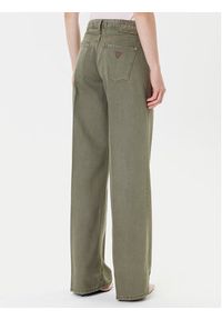 Guess Jeansy W5RA96 WFD53 Zielony Palazzo Fit. Kolor: zielony #4