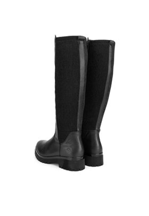 Remonte Oficerki D1B71-01 Czarny. Kolor: czarny. Materiał: skóra