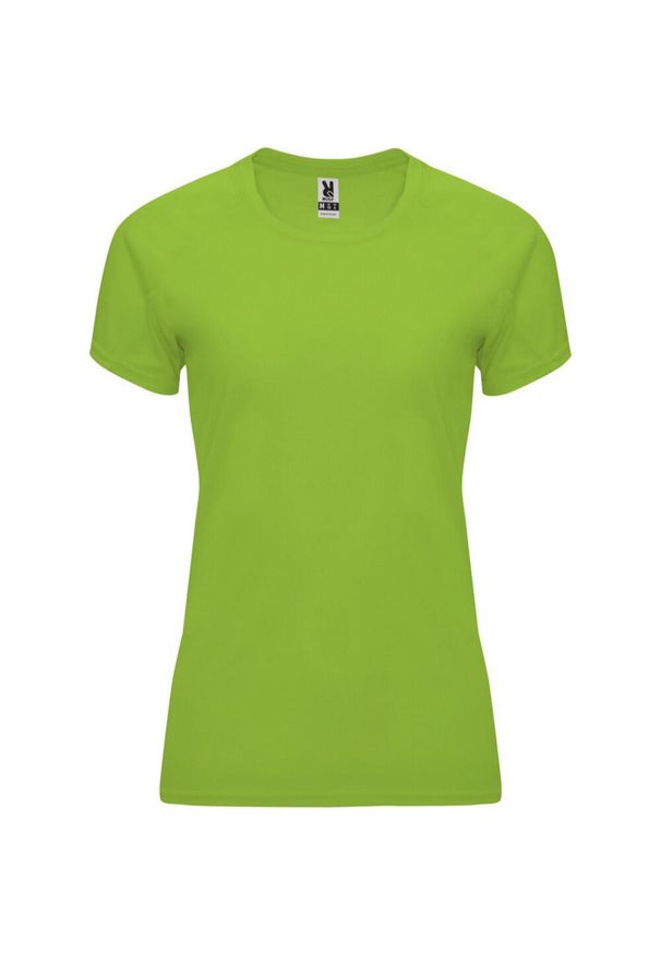 ROLY - Damska Koszulka Sportowa Z Krótkim Rękawem Bahrain. Kolor: szary. Długość rękawa: krótki rękaw. Długość: krótkie. Sport: turystyka piesza