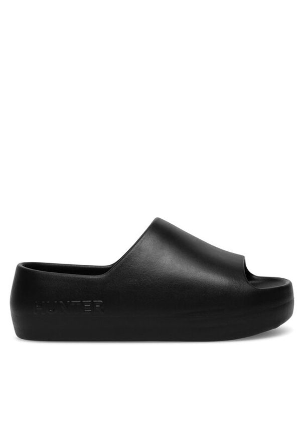 Hunter Klapki S55796 Czarny. Kolor: czarny. Materiał: syntetyk