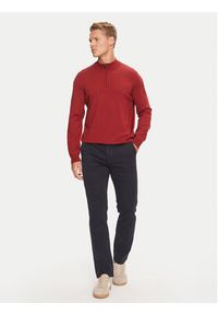 BOSS - Boss Sweter Ebenji 50528300 Czerwony Regular Fit. Kolor: czerwony. Materiał: wełna #2