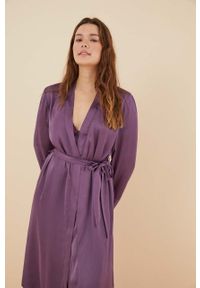 Women Secret - women'secret szlafrok SENSE 2 kolor fioletowy 2536722. Kolor: fioletowy #4