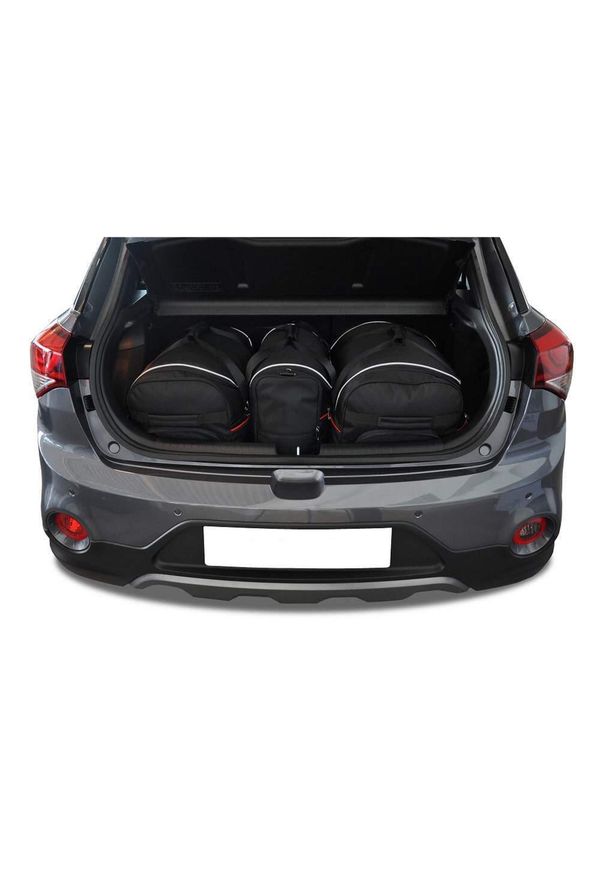 KJUST - Torby Do Bagażnika Hyundai I20 2014-2020 3Szt Kjust. Kolor: czarny. Styl: sportowy