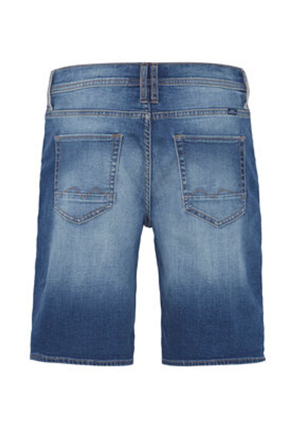 Blend Szorty jeansowe 20713326 Niebieski Slim Fit. Kolor: niebieski. Materiał: bawełna