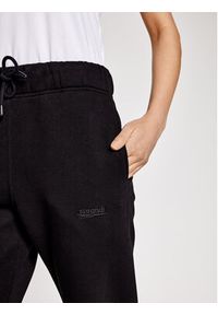 Sprandi Spodnie dresowe SS21-SPD004 Czarny Regular Fit. Kolor: czarny. Materiał: bawełna, dresówka #7