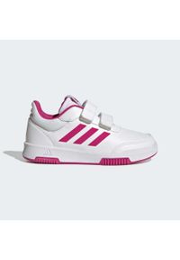 Adidas - Buty do biegania dla dzieci adidas Tensaur Sport 2.0. Kolor: czarny, różowy, biały, wielokolorowy. Materiał: materiał. Sport: turystyka piesza