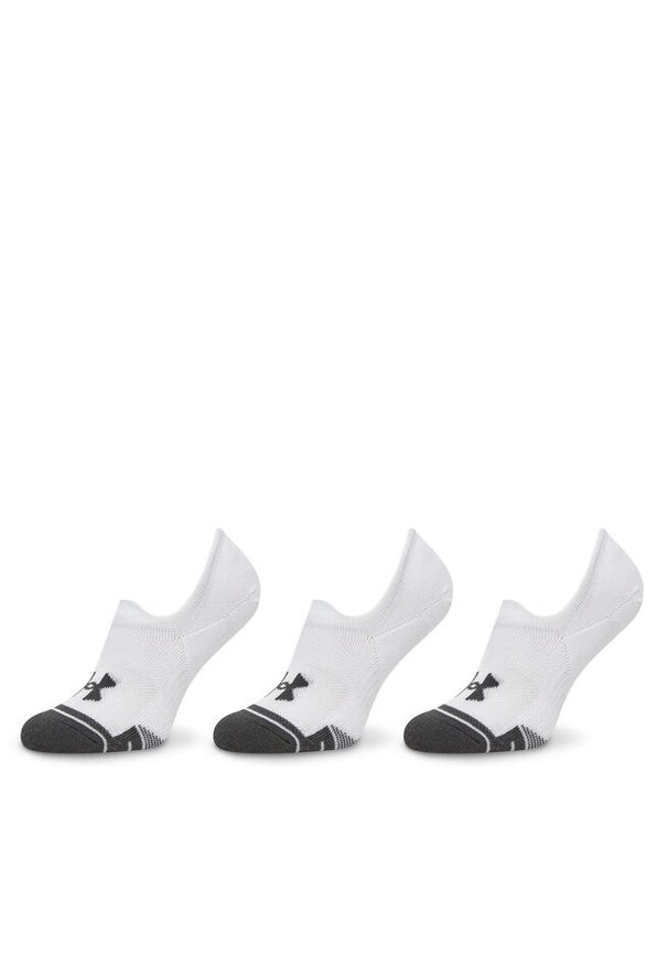 Zestaw 3 par niskich skarpet unisex Under Armour. Kolor: biały
