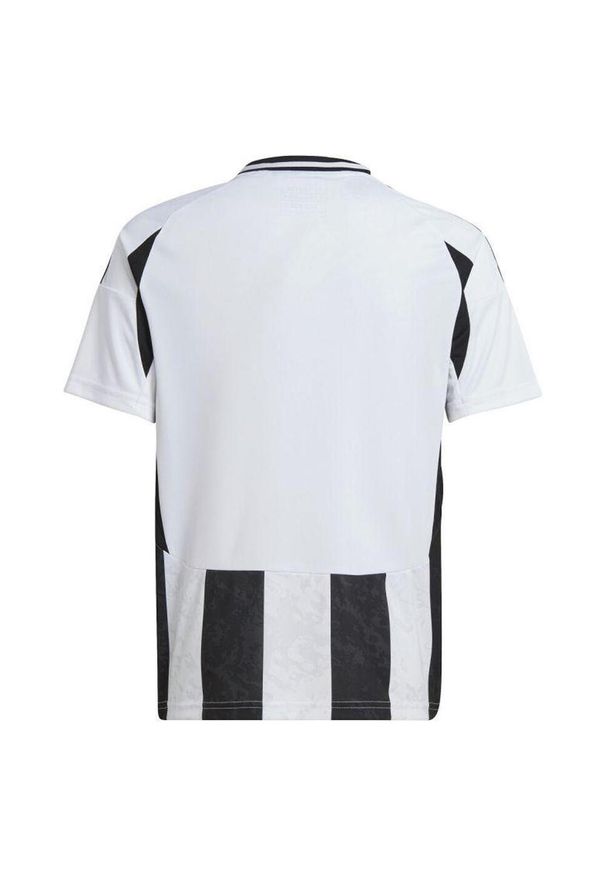 JUVENTUS FC - Koszulka Dziecięca Adidas Home. Kolor: czarny, biały, wielokolorowy. Sport: turystyka piesza