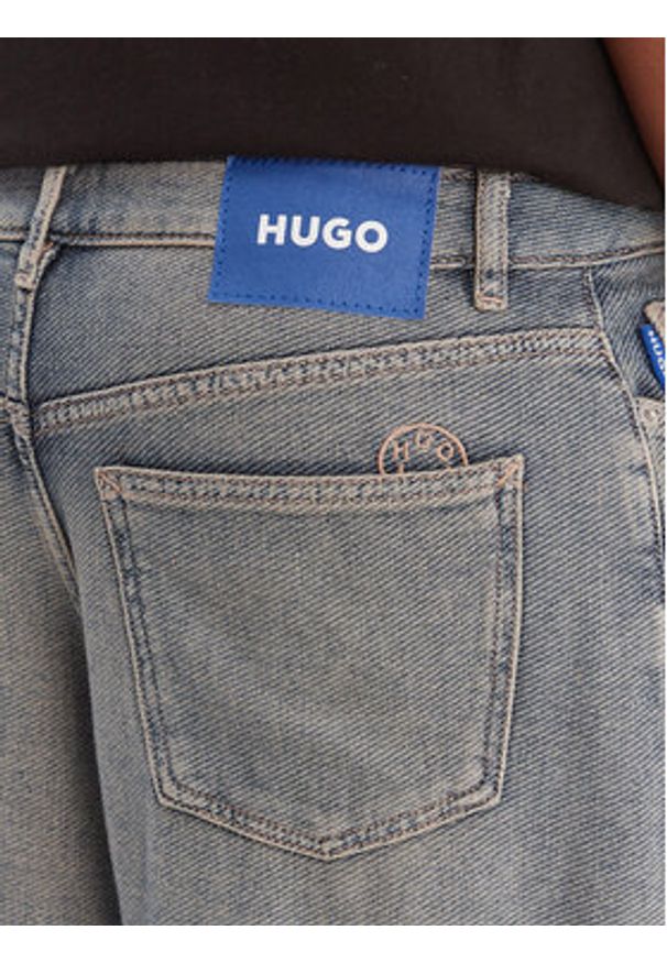 Hugo - HUGO Jeansy Gobana 50554071 Niebieski Regular Fit. Kolor: niebieski