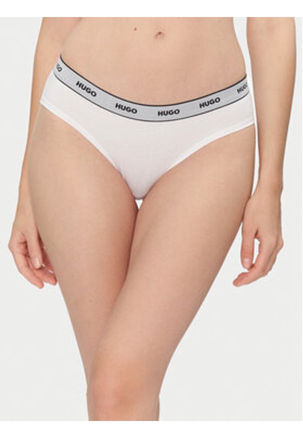 Hugo - HUGO Komplet 3 par fig klasycznych Triplet Pack Briefs 50545694 Biały. Kolor: biały. Materiał: bawełna