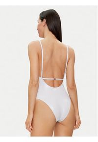 Calvin Klein Swimwear Strój kąpielowy KW0KW02255 Biały. Kolor: biały. Materiał: syntetyk