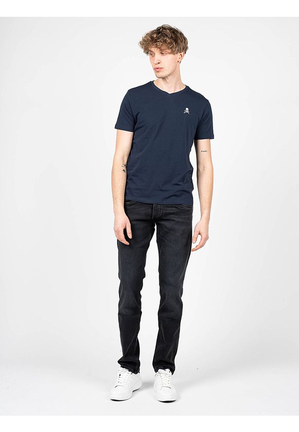 Pepe Jeans Jeansy "M22_143" | PM201477XZ34 | M22_143 | Mężczyzna | Czarny. Okazja: na co dzień. Kolor: czarny. Wzór: aplikacja, haft. Styl: casual