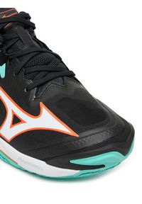 Mizuno Buty halowe Wave Lightning Z8 V1GA2400 Czarny. Kolor: czarny. Materiał: skóra. Model: Mizuno Wave