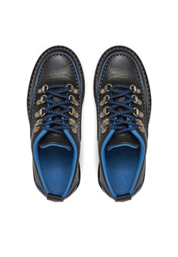 Fracap Półbuty M61 Czarny. Kolor: czarny. Materiał: skóra