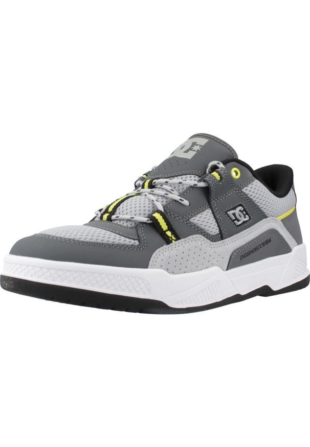DC Shoes - Tenisówki Dc Model Construct Kolor Szary. Kolor: szary. Materiał: syntetyk, tkanina, skóra