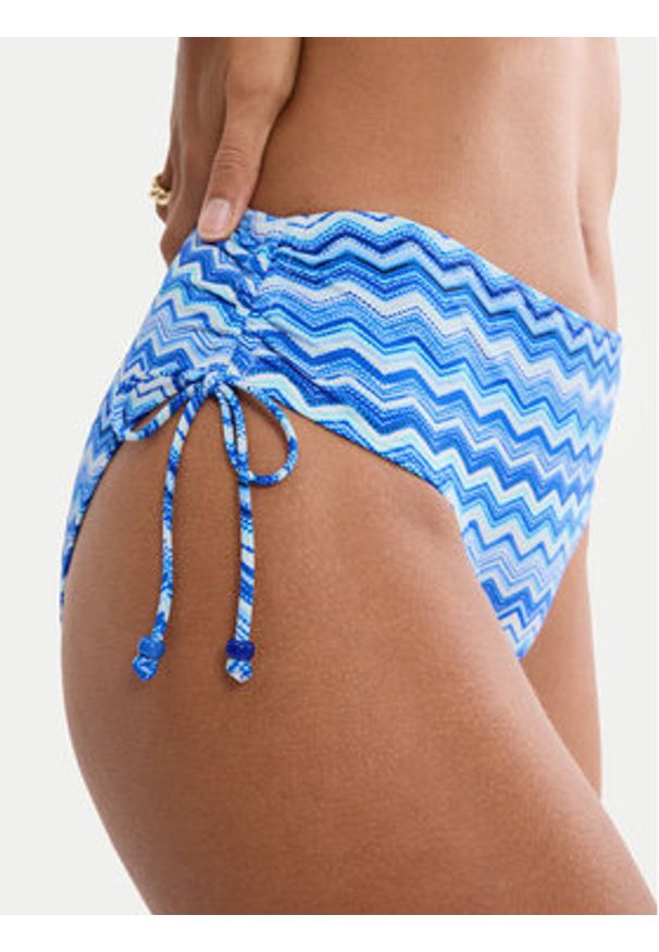 Triumph Dół od bikini Mix & Match Summer Midi 01 10226442 Niebieski. Kolor: niebieski. Materiał: syntetyk