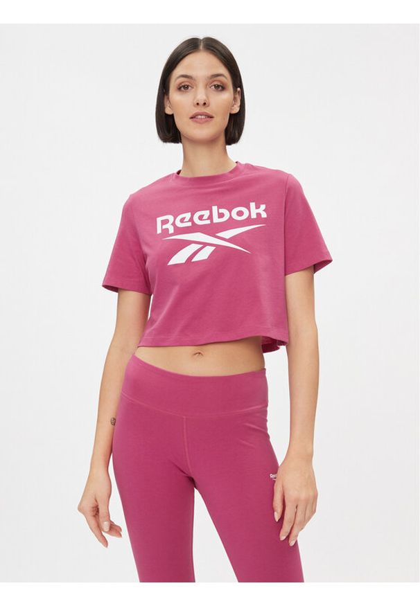 Reebok T-Shirt IM4093 Różowy. Kolor: różowy. Materiał: bawełna