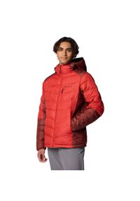 columbia - Kurtka puchowa męska Columbia Labyrinth Loop II Hooded. Kolor: czerwony. Materiał: puch. Sport: turystyka piesza #1