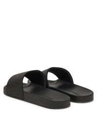 TOMMY HILFIGER - Tommy Hilfiger Klapki Hilifger Nyc Pool Slide FM0FM05432 Czarny. Kolor: czarny. Materiał: skóra #4