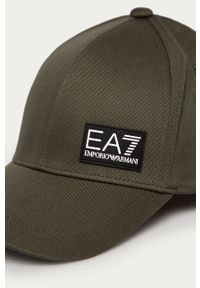 EA7 Emporio Armani - Czapka. Kolor: zielony #4