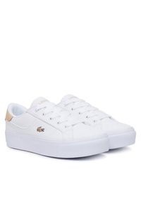 Lacoste Sneakersy 51CFA0042 83J Biały. Kolor: biały. Materiał: materiał #6