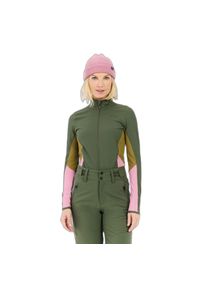 Polar damski zapinany na zamek Protest Nikio. Kolor: zielony. Materiał: polar #1