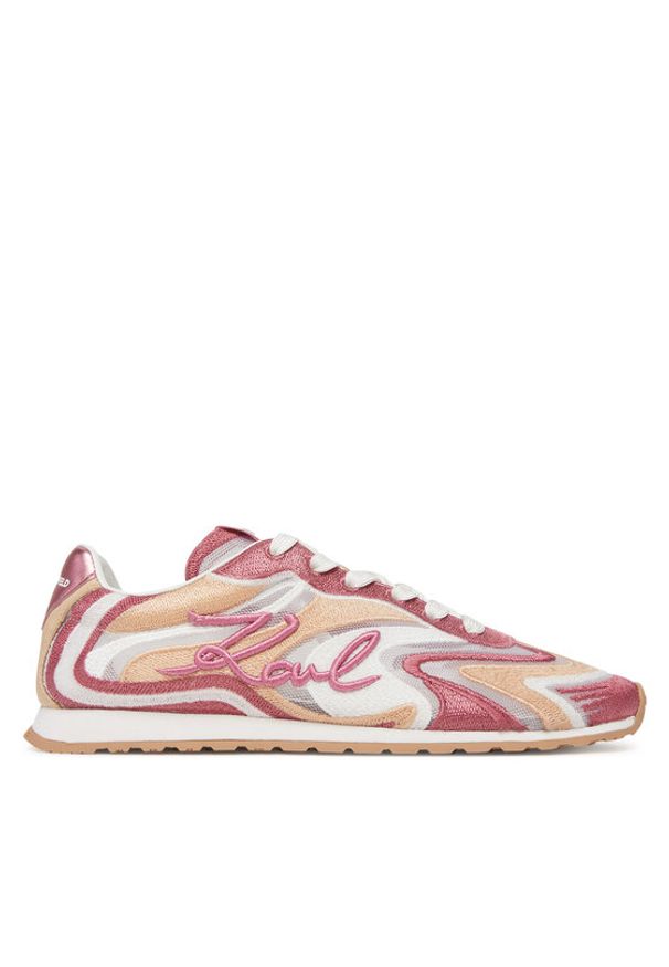 Karl Lagerfeld - KARL LAGERFELD Sneakersy Venus KL65925 Różowy. Kolor: różowy. Materiał: materiał