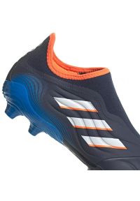 Adidas - Buty piłkarskie adidas Copa Sense.3 Ll Fg M GW7391 wielokolorowe błękity i granat. Kolor: wielokolorowy. Materiał: materiał, skóra. Szerokość cholewki: normalna. Sport: piłka nożna #7