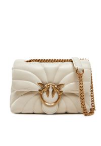 Pinko - PINKO Torebka Love Puff Mini Cl AI 24-25 PLTT 100039 A1EX Écru. Materiał: skórzane #1