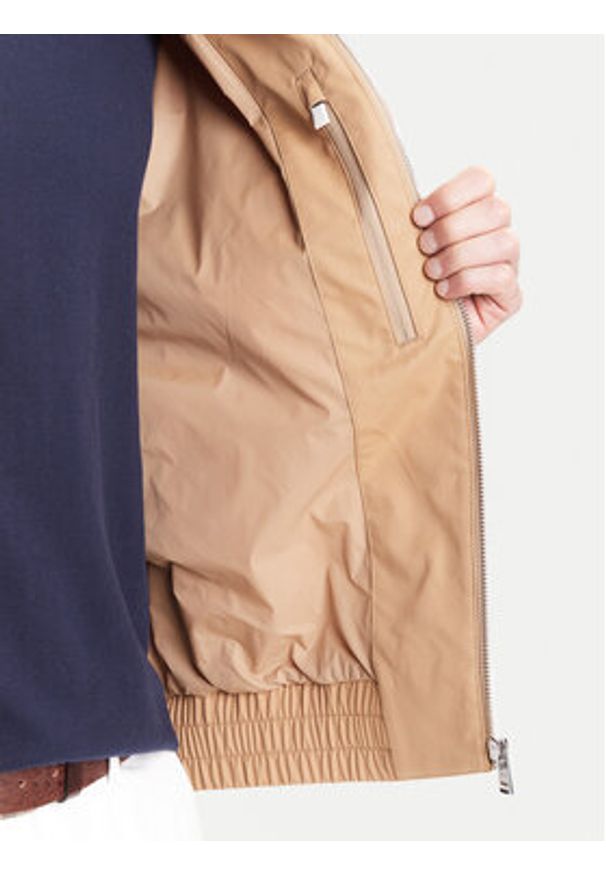BOSS Kurtka bomber H-Comber-253 50544097 Beżowy Regular Fit. Kolor: beżowy. Materiał: syntetyk