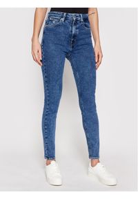 Calvin Klein Jeans Jeansy High Rise J20J215787 Granatowy Skinny Fit. Kolor: niebieski