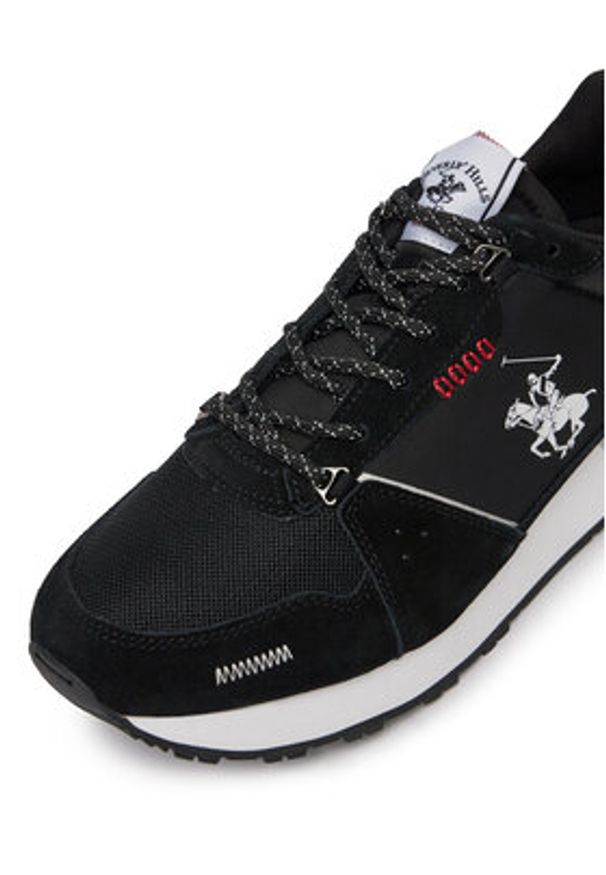 Beverly Hills Polo Club Sneakersy CRUZ MIX Czarny. Kolor: czarny. Materiał: materiał