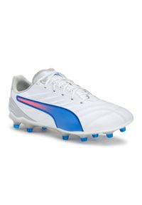 Puma - Buty piłkarskie męskie PUMA King Pro FG/AG. Kolor: szary, biały, wielokolorowy, niebieski. Sport: piłka nożna