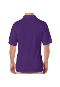GILDAN - Koszulka Polo Dla Dorosłych Unisex DryBlend. Typ kołnierza: polo. Kolor: fioletowy
