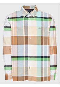 TOMMY HILFIGER - Tommy Hilfiger Koszula Oxford Tartan MW0MW30667 Kolorowy Regular Fit. Materiał: bawełna. Wzór: kolorowy #3