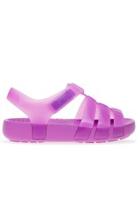 Sandały Crocs Isabella Jelly Sandal 209837-6WQ - różowe. Kolor: różowy. Materiał: guma, syntetyk, materiał