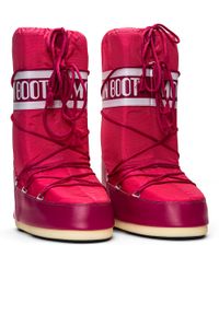 Buty zimowe damskie Moon Boot Nylon Bouganville (14004400-062). Kolor: różowy. Materiał: nylon. Sezon: zima #4