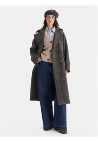 Weekend Max Mara Płaszcz wełniany Sestri 2525016122 Szary Regular Fit. Kolor: szary. Materiał: wełna #6