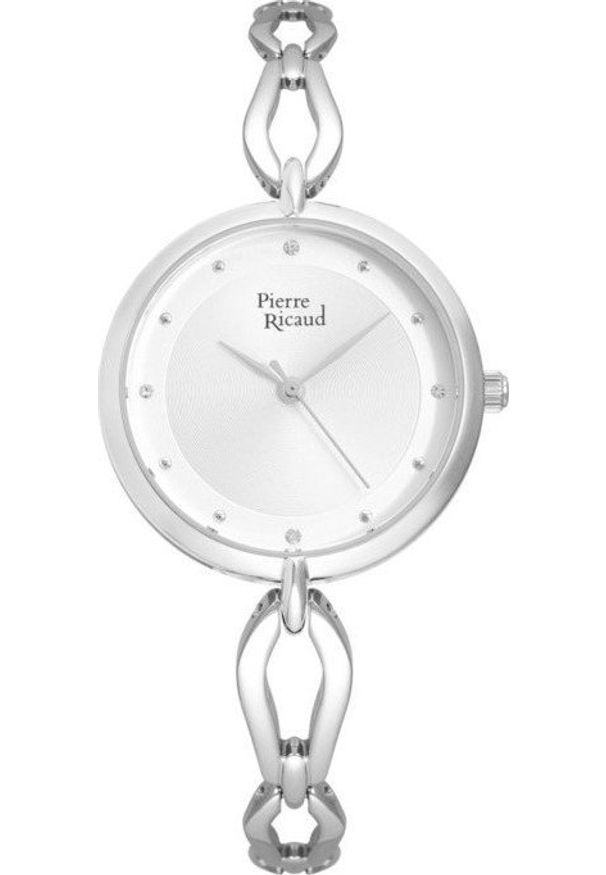 Zegarek Pierre Ricaud Zegarek damski Pierre Ricaud P23001.5143Q CYRKONIE srebrny. Kolor: srebrny