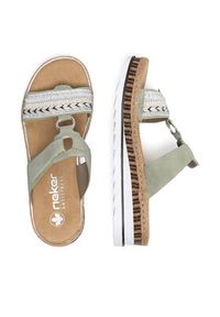 Rieker Klapki V79M6-52 Zielony. Kolor: zielony. Materiał: syntetyk #6