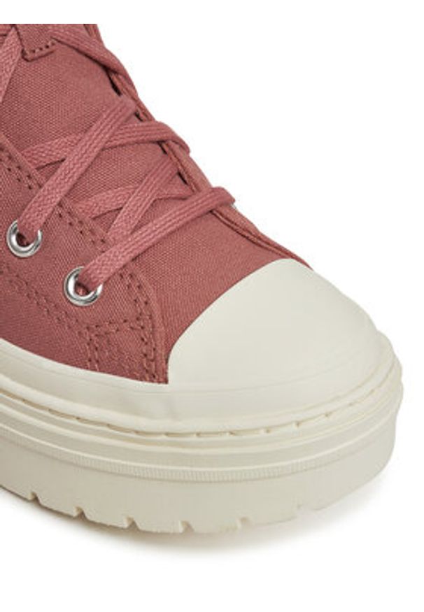 Converse Trampki Chuck Taylor All Star Lugged Heel Platform A10618C Różowy. Kolor: różowy. Materiał: materiał. Obcas: na platformie