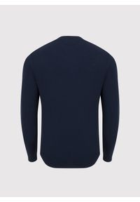Pako Lorente - PAKO LORENTE – Granatowy męski sweter. Kolor: zielony, czerwony, niebieski. Materiał: poliamid, akryl, wełna. Wzór: gładki. Sezon: jesień