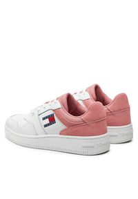 Tommy Jeans Sneakersy Tjw Retro Basket Mix Media EN0EN02653 Różowy. Kolor: różowy