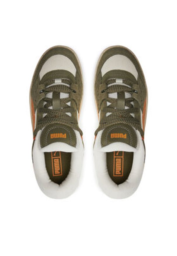 Puma Sneakersy 180 Texture 397313 02 Khaki. Kolor: brązowy. Materiał: zamsz, skóra