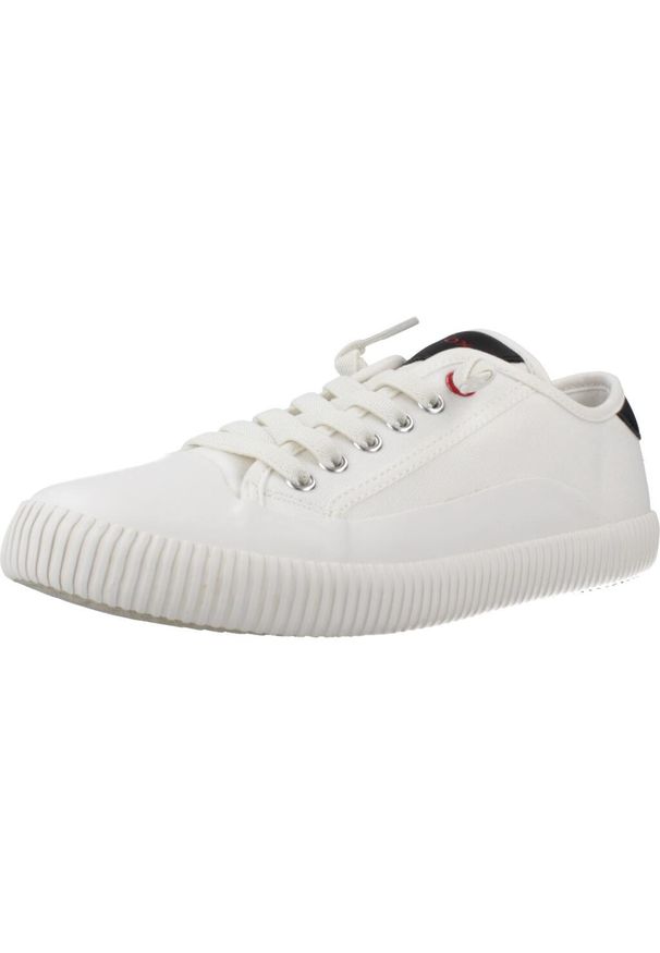 Geox - Buty GEOX J TIPPESTE GIRL Biały. Kolor: biały. Materiał: tkanina, syntetyk. Sport: turystyka piesza