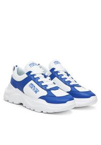 Versace Jeans Couture Sneakersy 78YA3SC1 Niebieski. Kolor: niebieski. Materiał: skóra #5