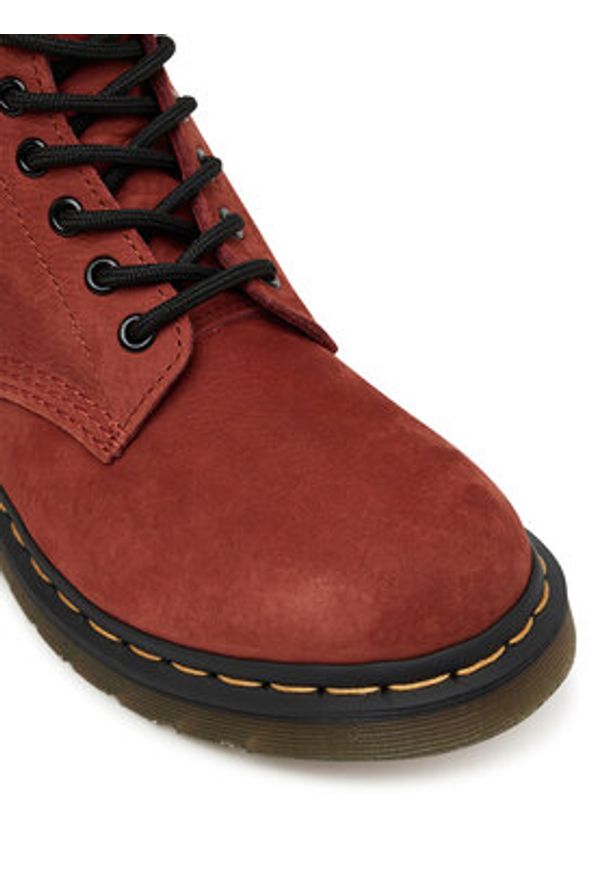 Dr. Martens Trapery 1460 Pascal DM41402600 Czerwony. Kolor: czerwony. Materiał: nubuk, skóra