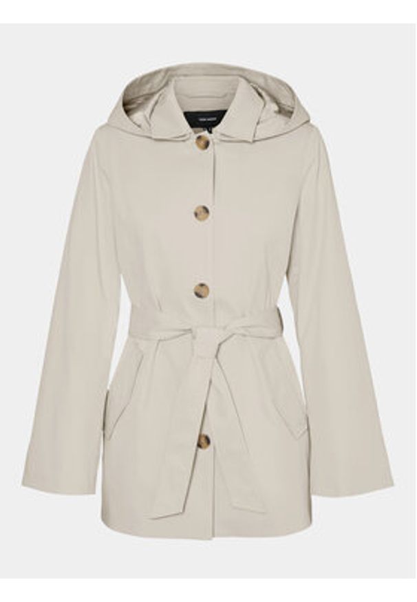 Vero Moda Kurtka przejściowa Chelsea 10300845 Beżowy Regular Fit. Kolor: beżowy. Materiał: syntetyk