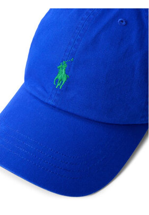 Polo Ralph Lauren Czapka z daszkiem 710667709500 Niebieski. Kolor: niebieski. Materiał: bawełna